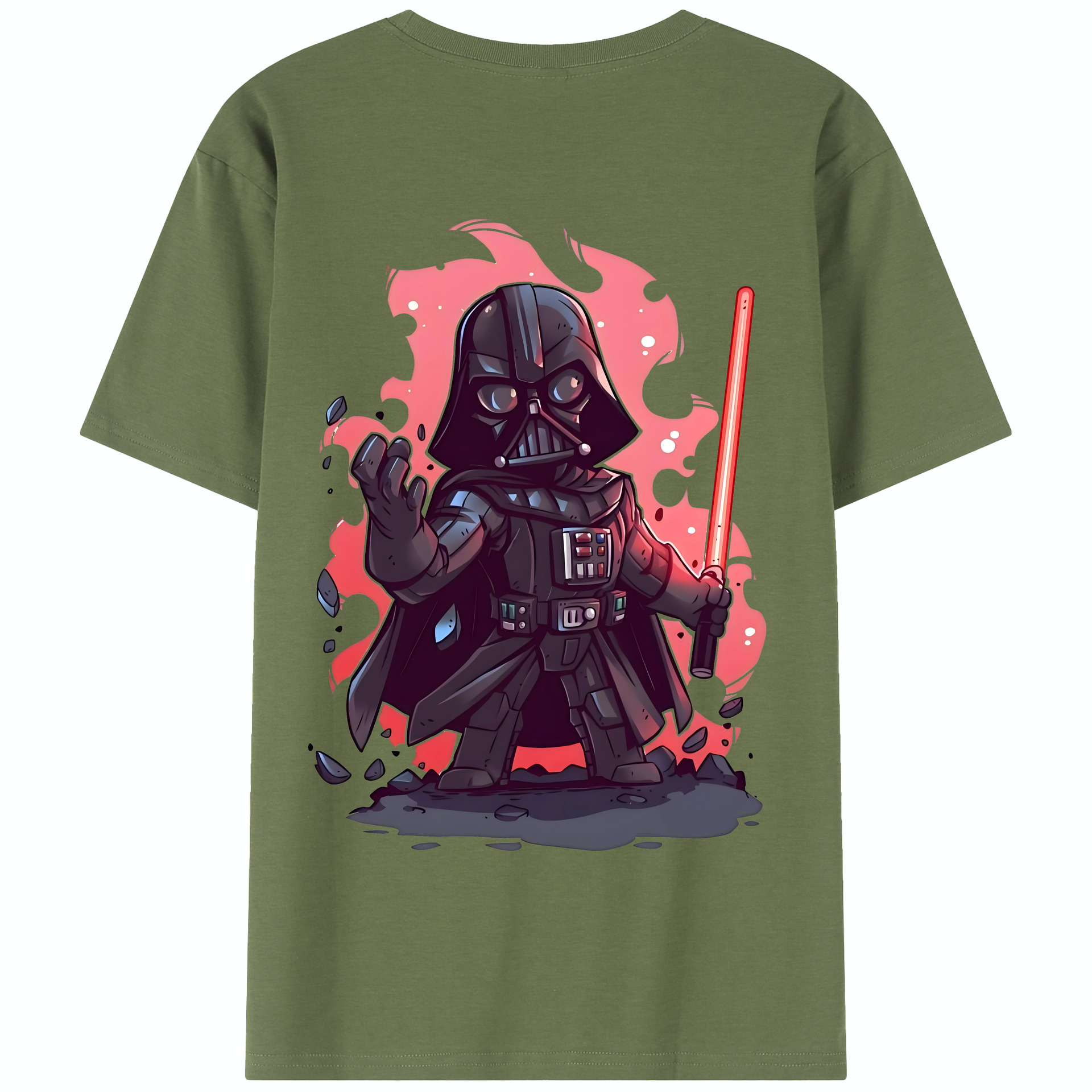 （画像用） スター・ウォーズ Star Wars 綿100％半袖Tシャツ（背面プリント）